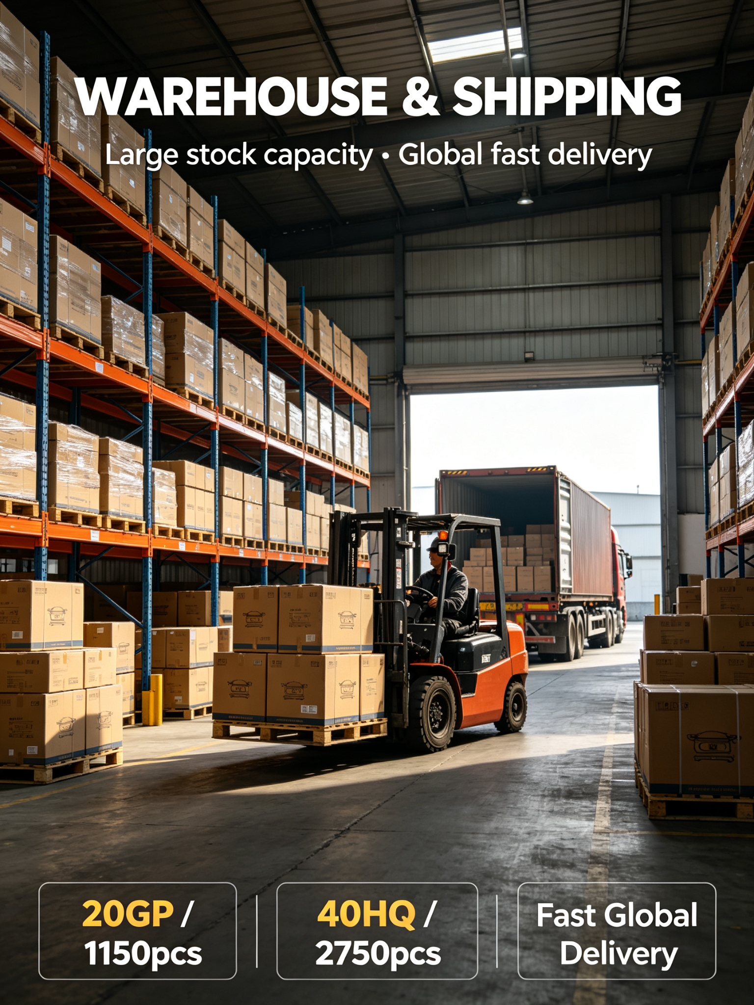 Warehouse and shipping